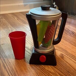 Toy Blender with Red Cup